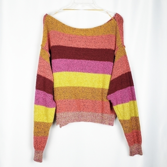FREE PEOPLE Candyland pullover stripe sweater - Picture 3 of 6